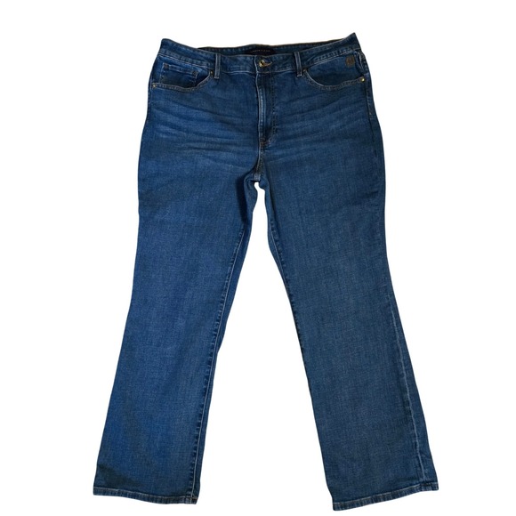 Tommy Hilfiger Denim - Tommy Hilfiger Classic Tribeca Straight Leg Jeans Blue Denim Women's Size 16